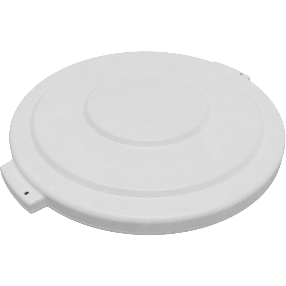 Carlisle Bronco Round White Lid for 32 Gallon Waste Container image 1