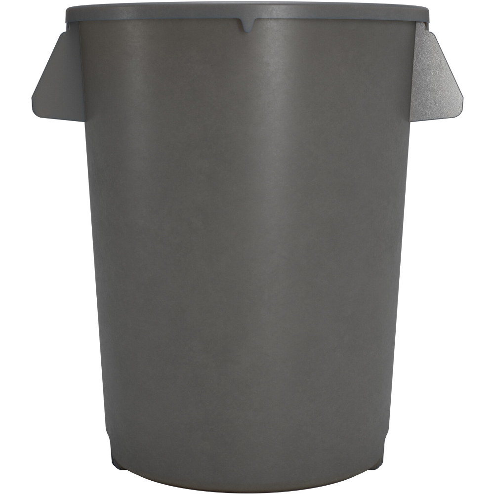 Carlisle Bronco Gray Round Waste Container, 44 Gallon image 1