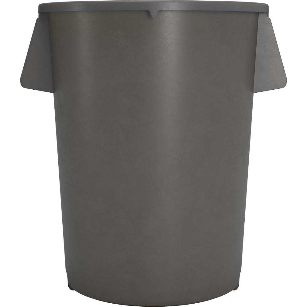 Carlisle Bronco Gray Round Waste Container, 55 Gallon image 1