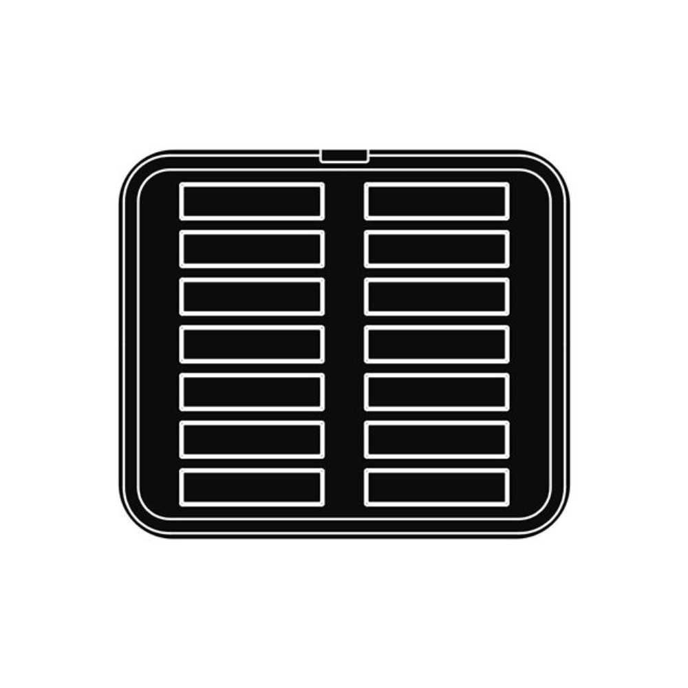 Pavoni Cookmatic PIASTRA-X Rectangular Plates, 14 Cavities image 3