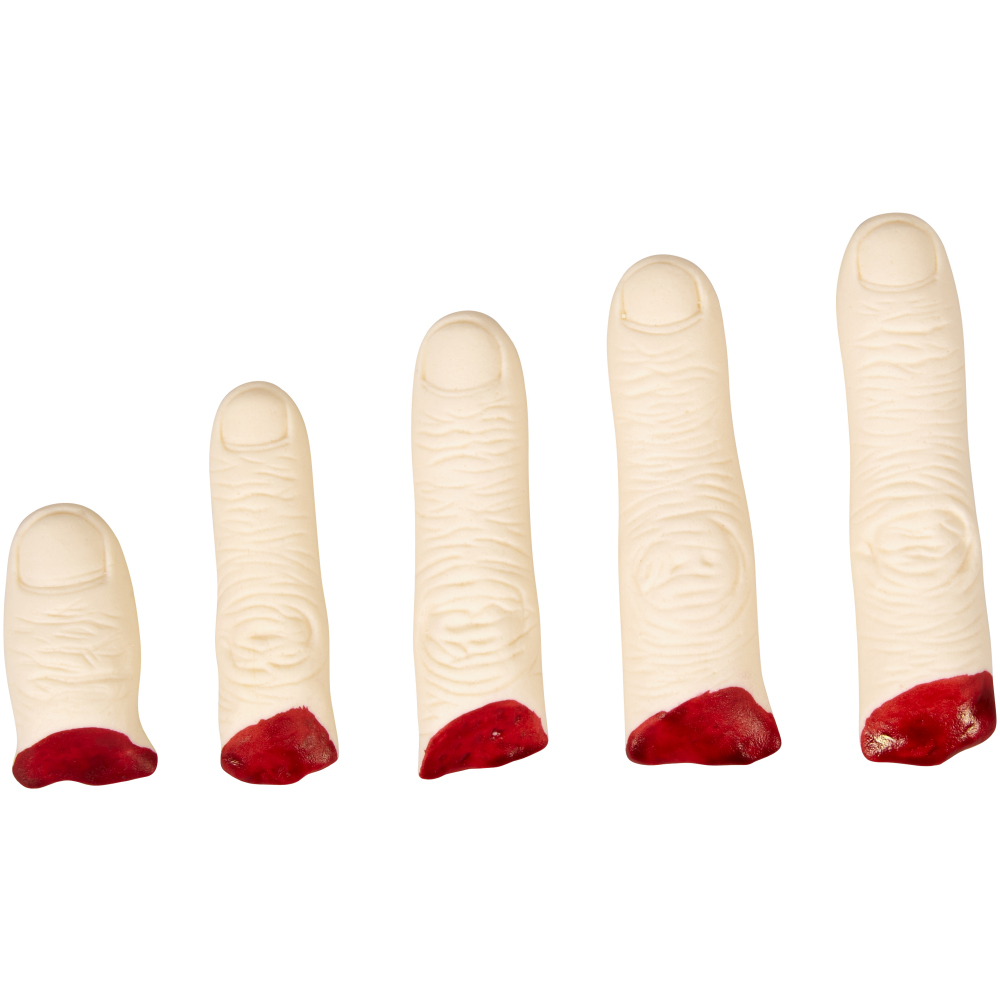 Wilton Halloween Severed Finger Icing Decorations, Pack of 10 image 1