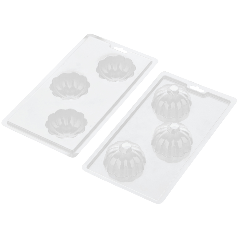 Wilton Pumpkin Candy Mold, 3 Cavities image 1