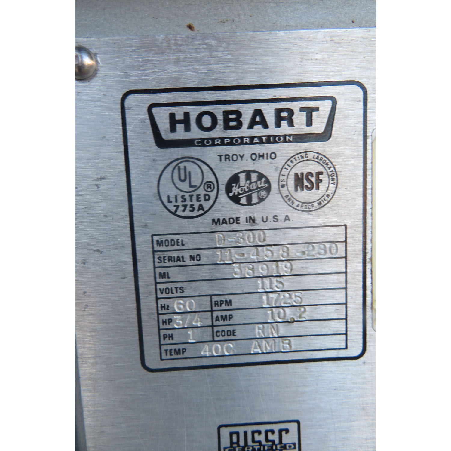 Hobart 30 Quart D300 Mixer, Used Great Condition image 3