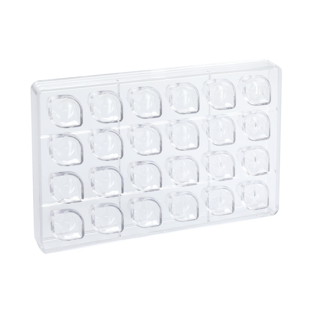 Martellato Polycarbonate Chocolate Mold, Flow, 24 Cavities image 1