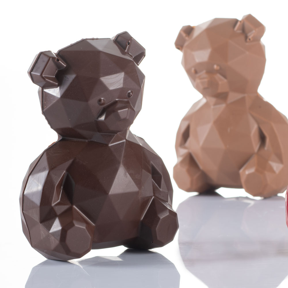 Martellato Polycarbonate Chocolate Mold, Teddy image 1