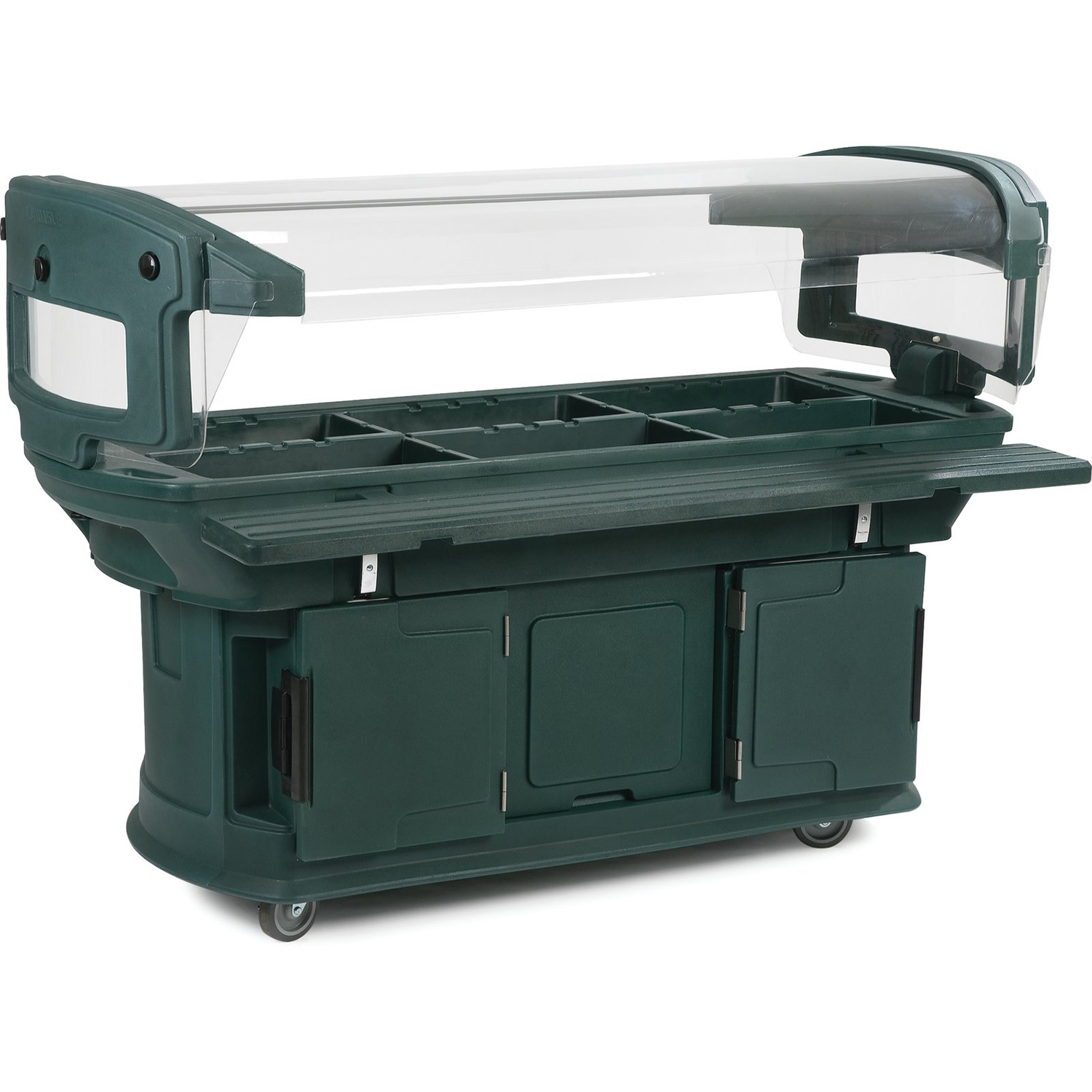 Carlisle 7711-Fn Maximizer Food Bar 6 ft - Forest Green image 1