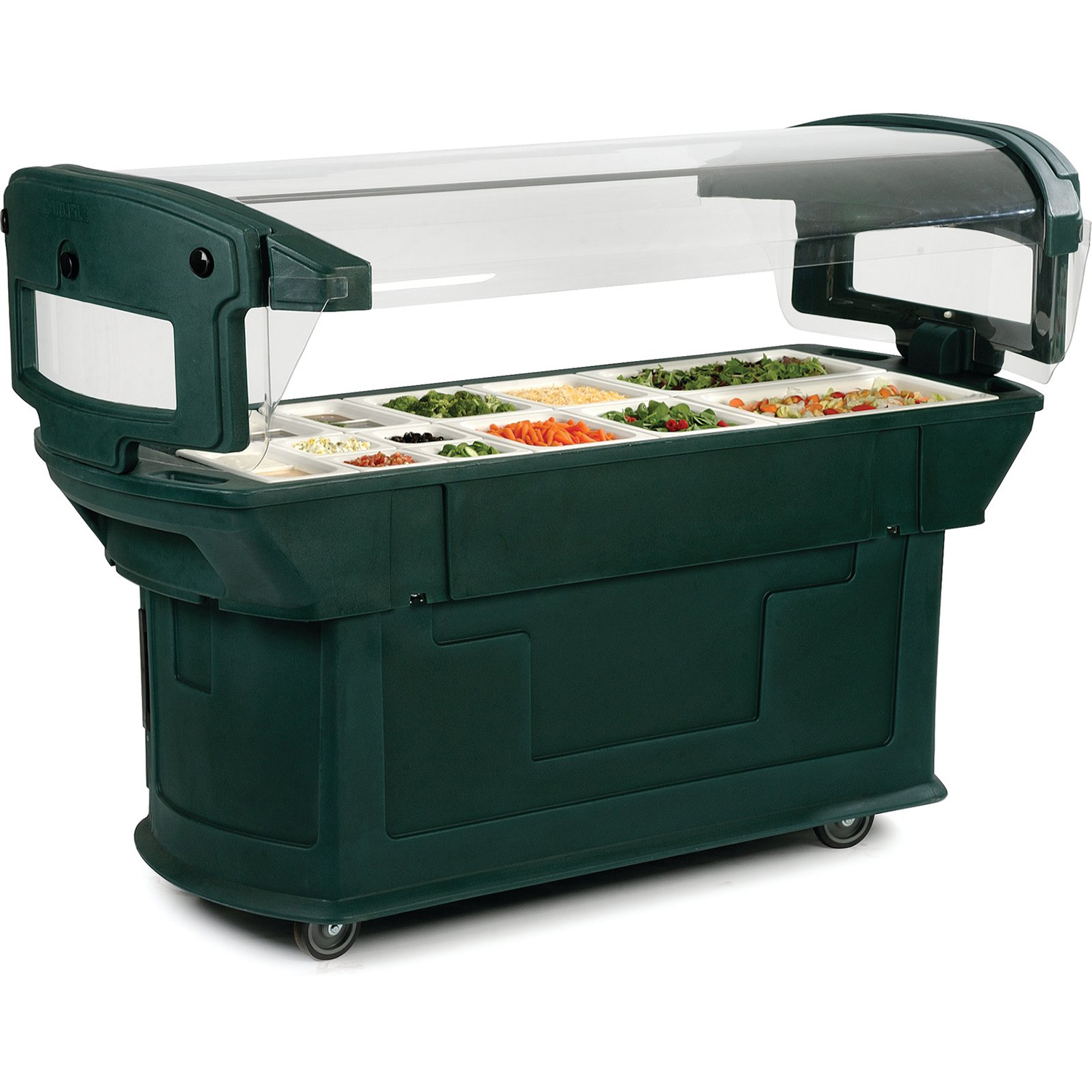 Carlisle 7711-Fn Maximizer Food Bar 6 ft - Forest Green image 3