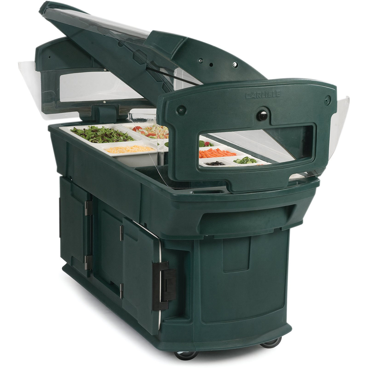 Carlisle 7711-Fn Maximizer Food Bar 6 ft - Forest Green image 4