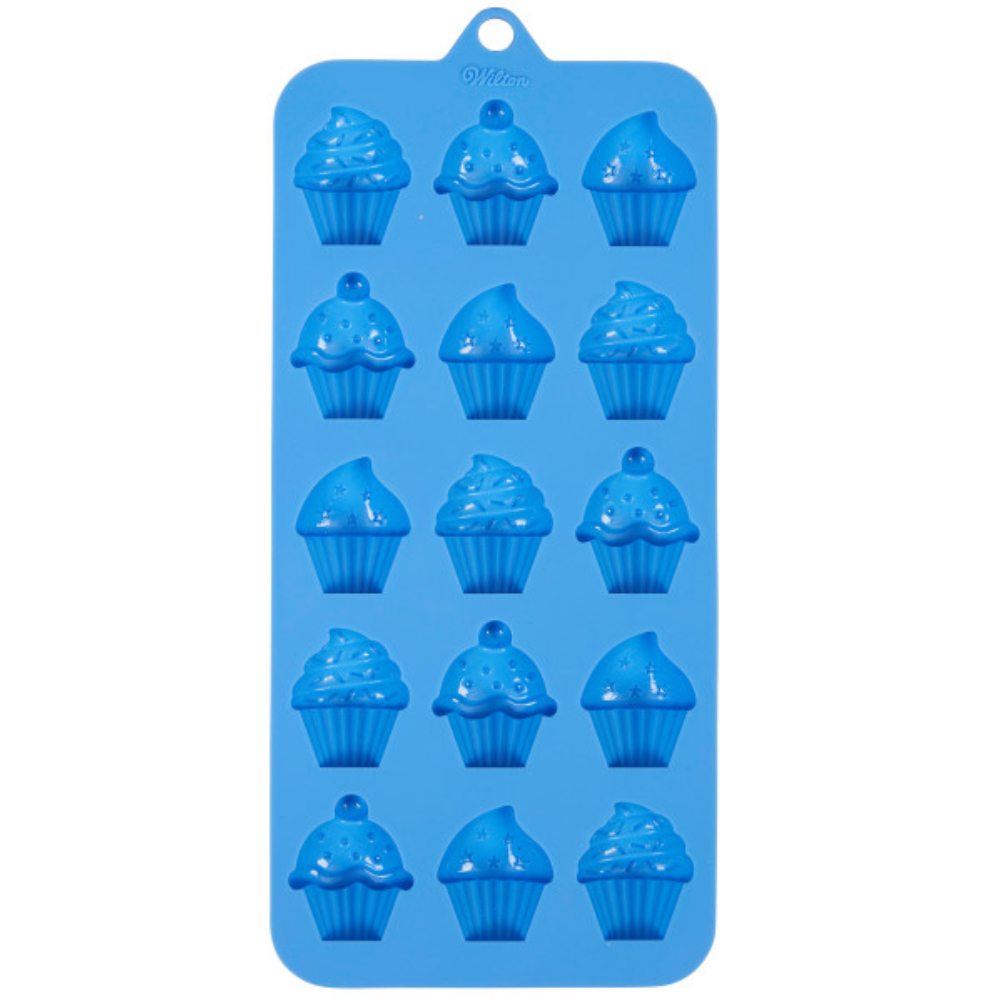 Wilton Silicone Cupcake Candy Mold, 15 Cavities image 2