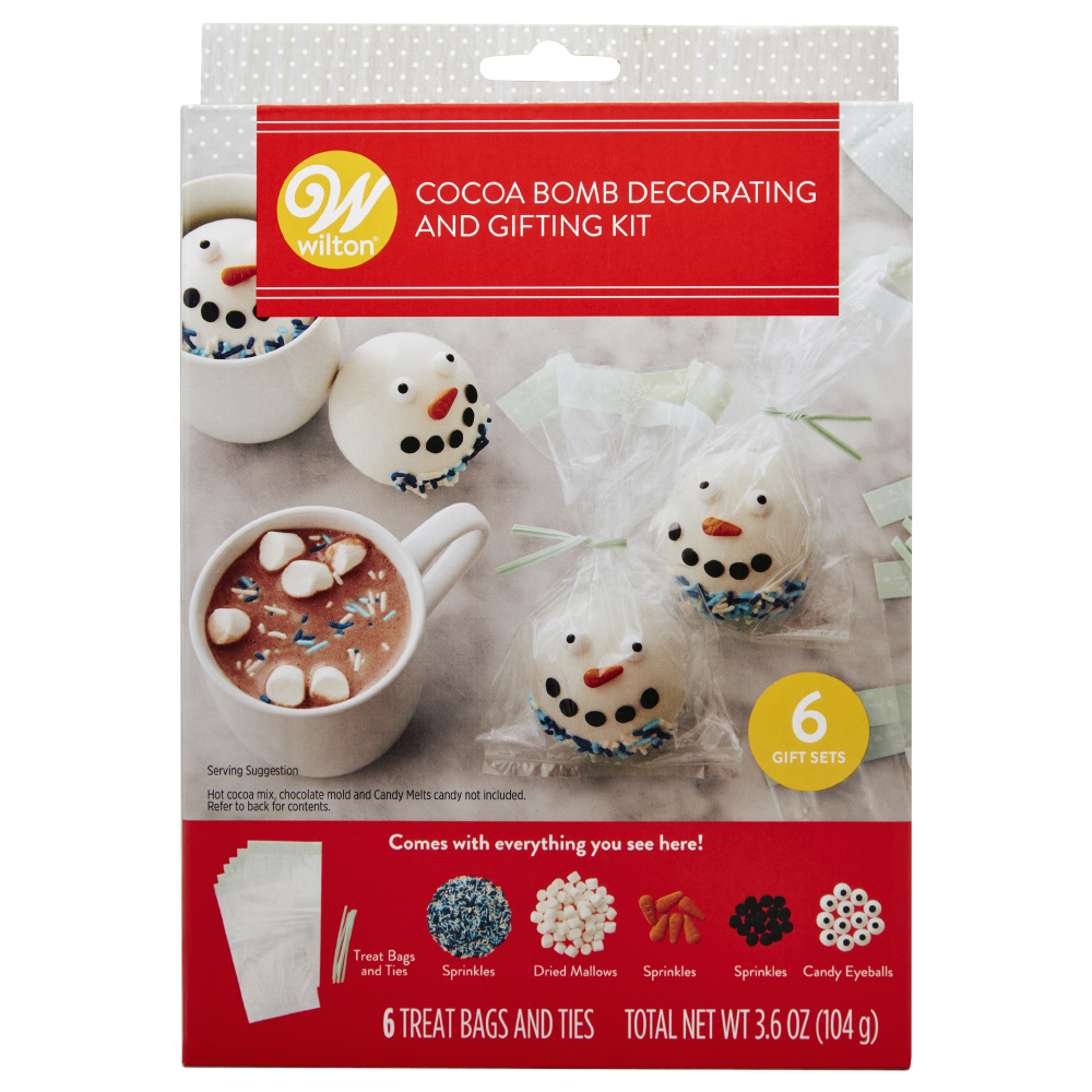 Wilton Snowman Hot Cocoa Bomb Decorating and Gifting Kit image 2