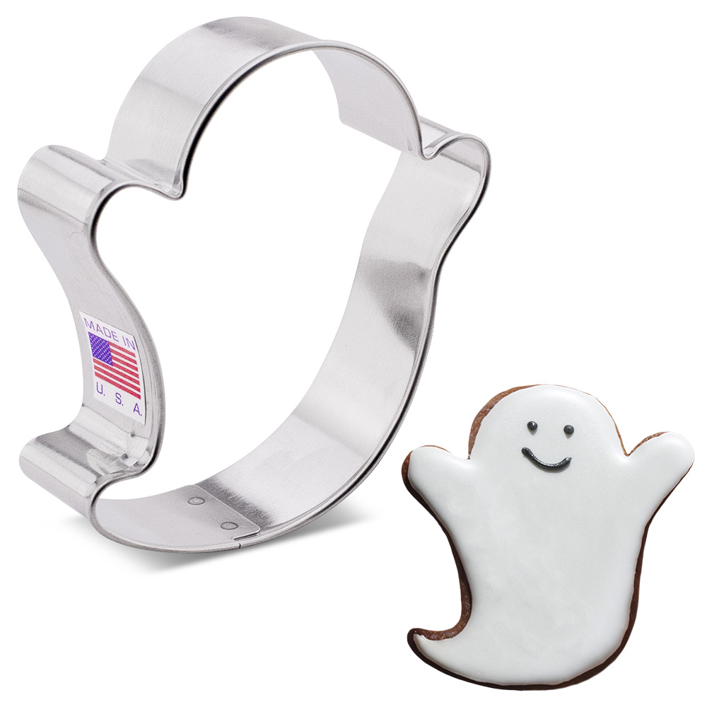 Ann Clark Ghost Cookie Cutter, 3.35" x 2.9" image 1