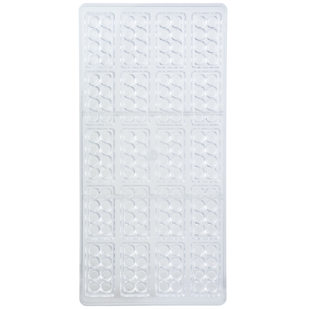 O'Creme Polycarbonate Chocolate Mold, Lego, 20 Cavities image 1