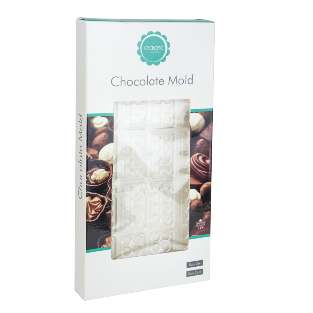 O'Creme Polycarbonate Chocolate Mold, Bricks, 20 Cavities image 4