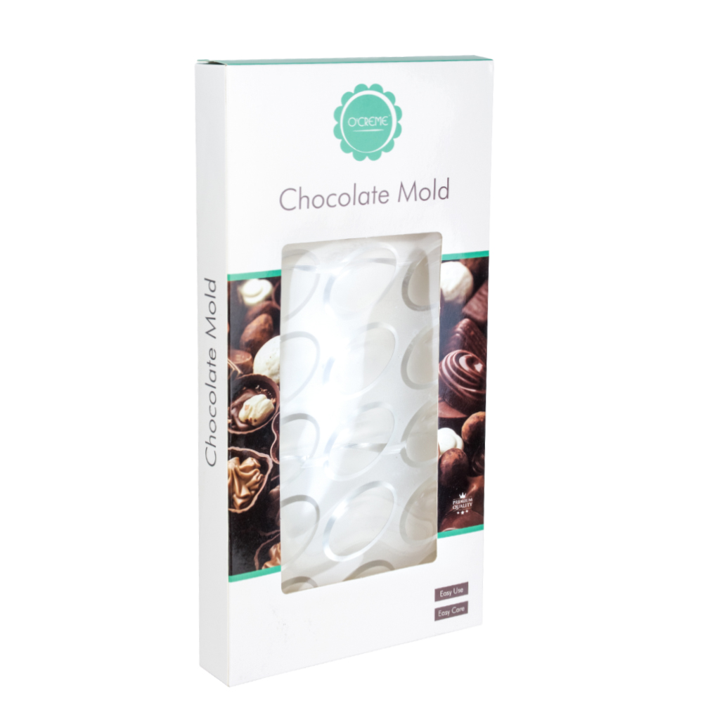 O'Creme Polycarbonate Chocolate Mold Eggs, 21 Cavities image 3