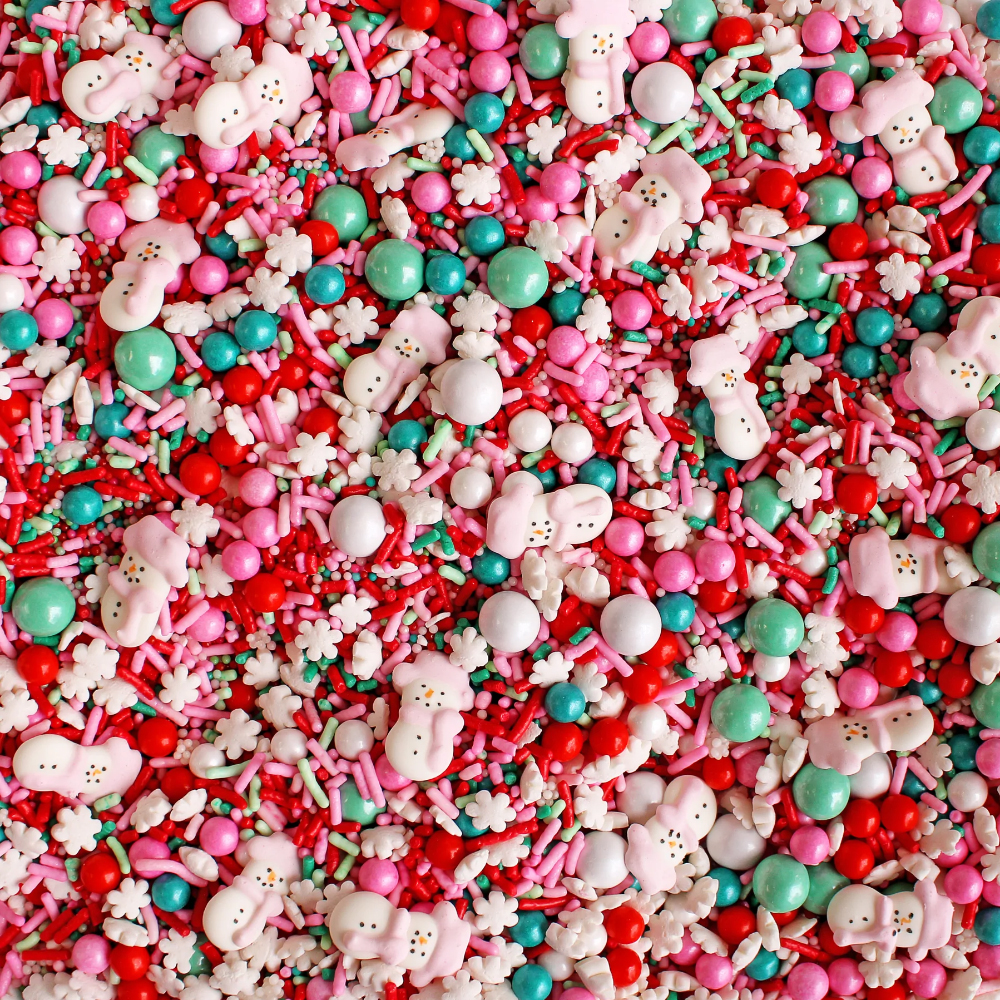 Sprinkle Pop Snow Pink N Cute Sprinkle Mix, 4 oz. image 1