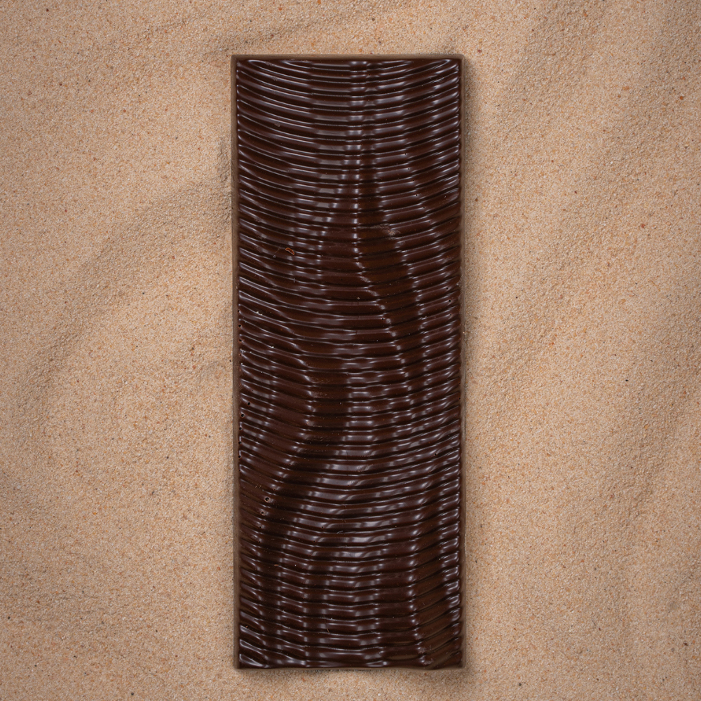 Chocolate World Polycarbonate Chocolate Mold, Wind Waves Bar, 4 Cavities  image 2