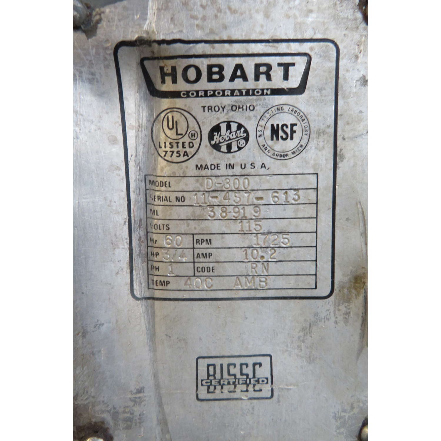 Hobart 30 Quart D300 Mixer, Used Great Condition image 3
