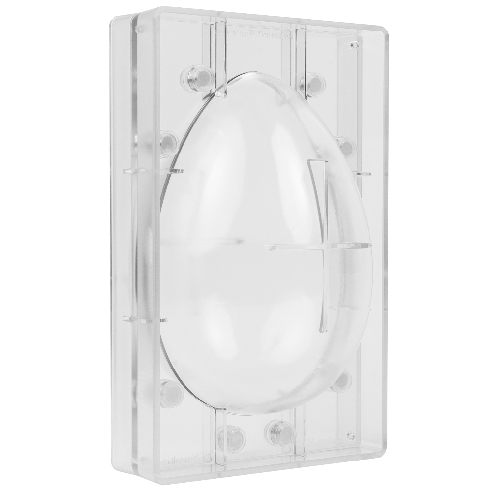 Martellato Polycarbonate 3D Magnetic Chocolate Mold, Egg, 380 Grams image 1