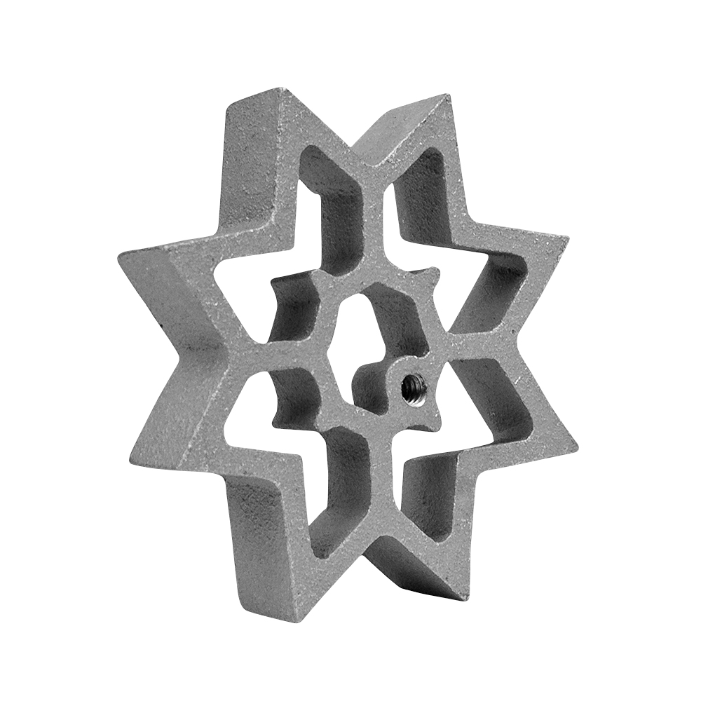 O'Creme Rosette-Iron Mold, Cast Aluminum Eight Pointed Star image 1