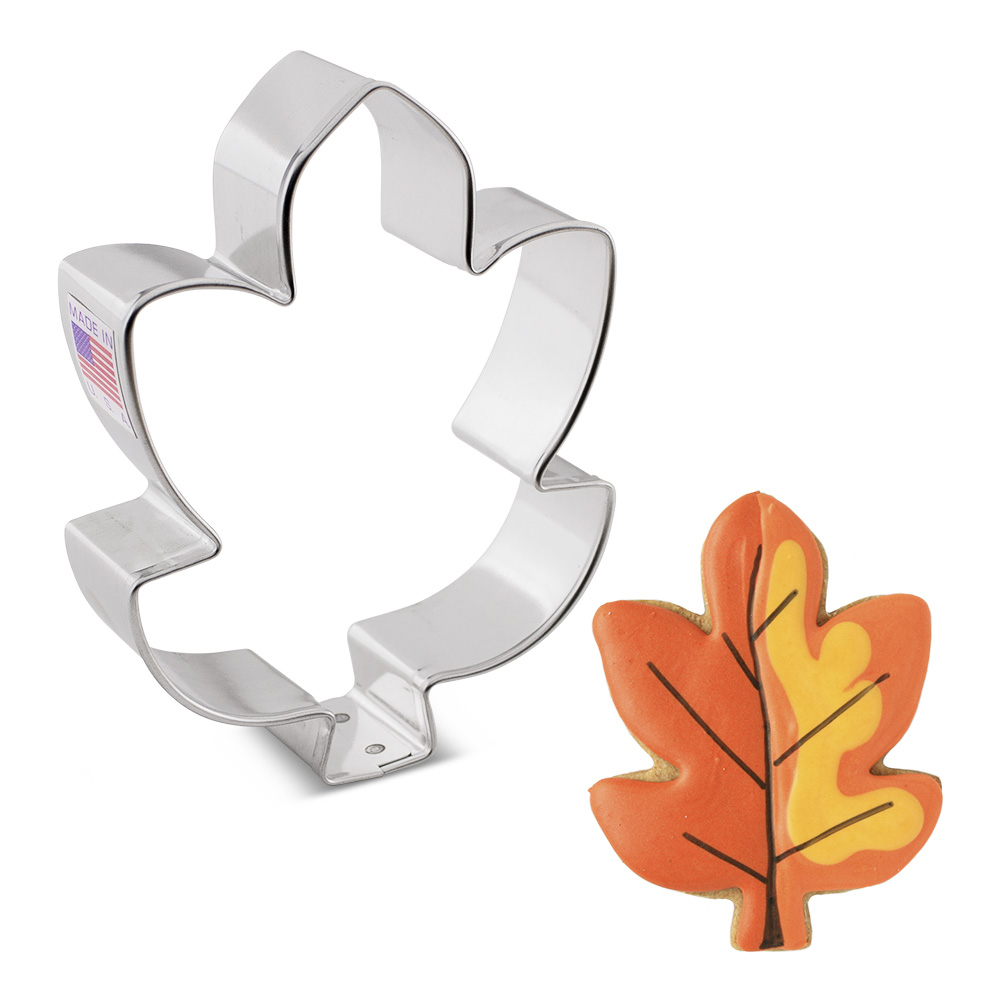 Ann Clark Hawthorn Leaf Cookie Cutter, 3-3/4" x 3" image 1