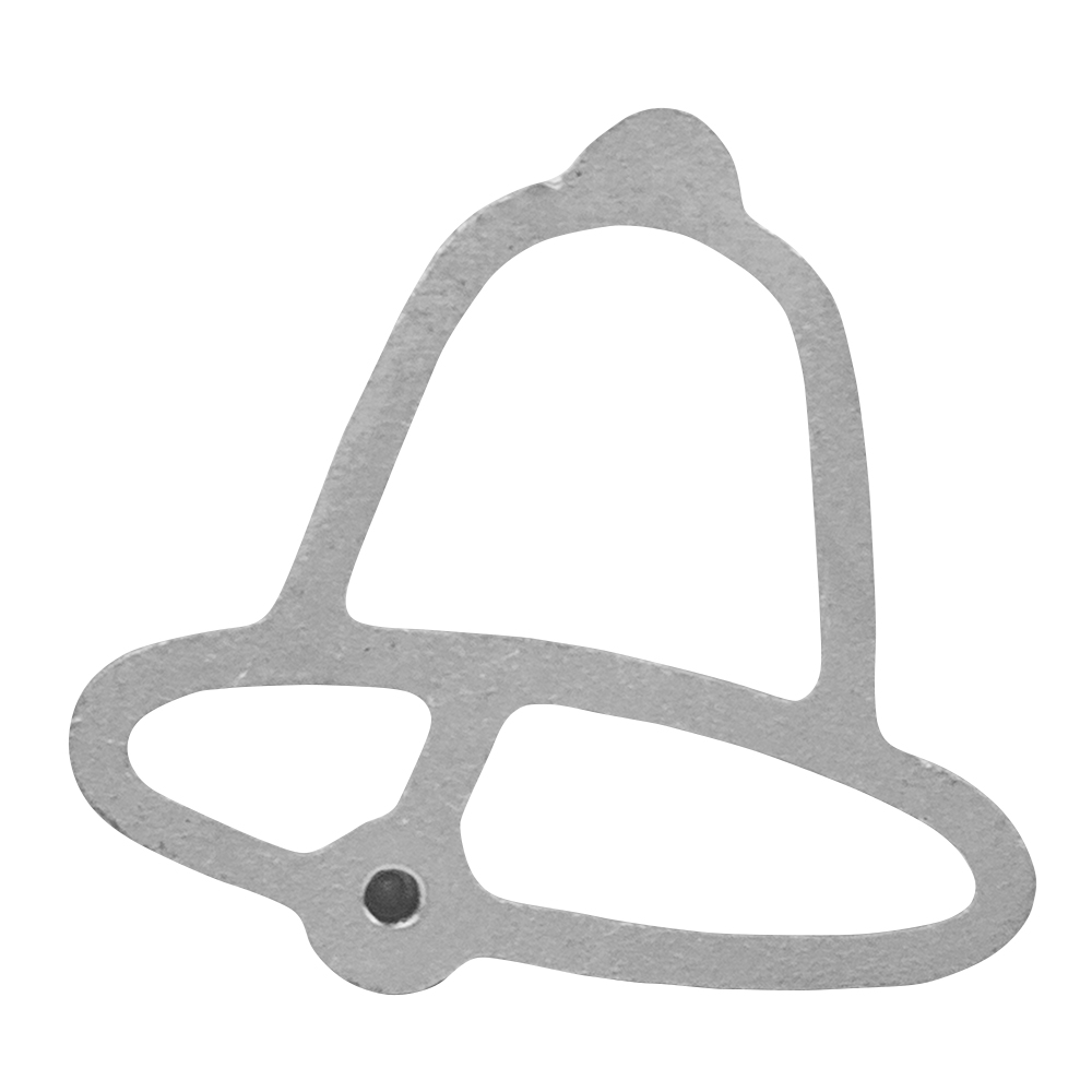 O'Creme Rosette-Iron Mold, Cast Aluminum Open Bell image 1