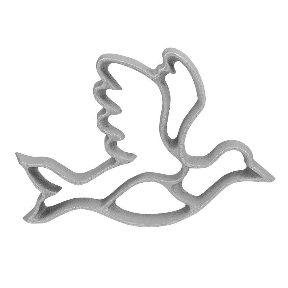 O'Creme Rosette-Iron Mold, Cast Aluminum Dove Shape image 2