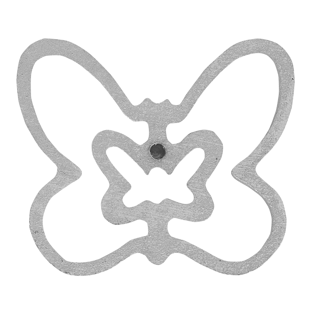 O'creme Rosette-Iron Mold, Cast Aluminum 2 in 1 Butterfly Shape image 1