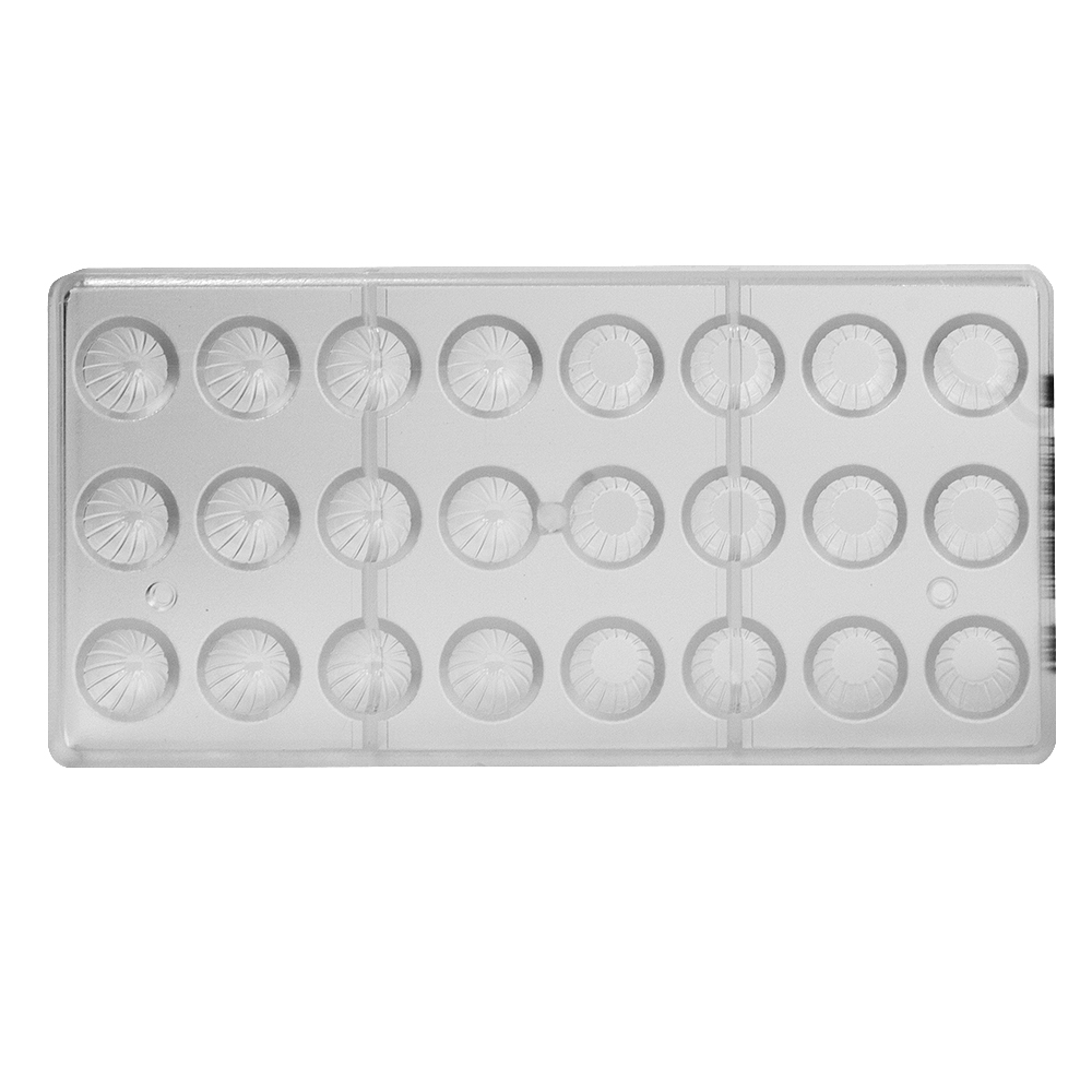 Chocolate World Polycarbonate Chocolate Mold, Coconut, 24 Cavities image 2