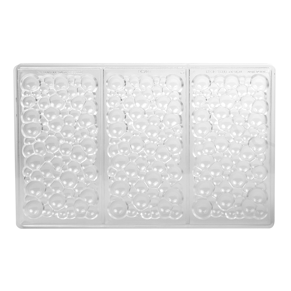 Pavoni Polycarbonate Christmas Xmas Night Chocolate Bar Mold by Fabrizio  Fiorani - 154 x 77 x h 15mm - 3 cavity - 100gr