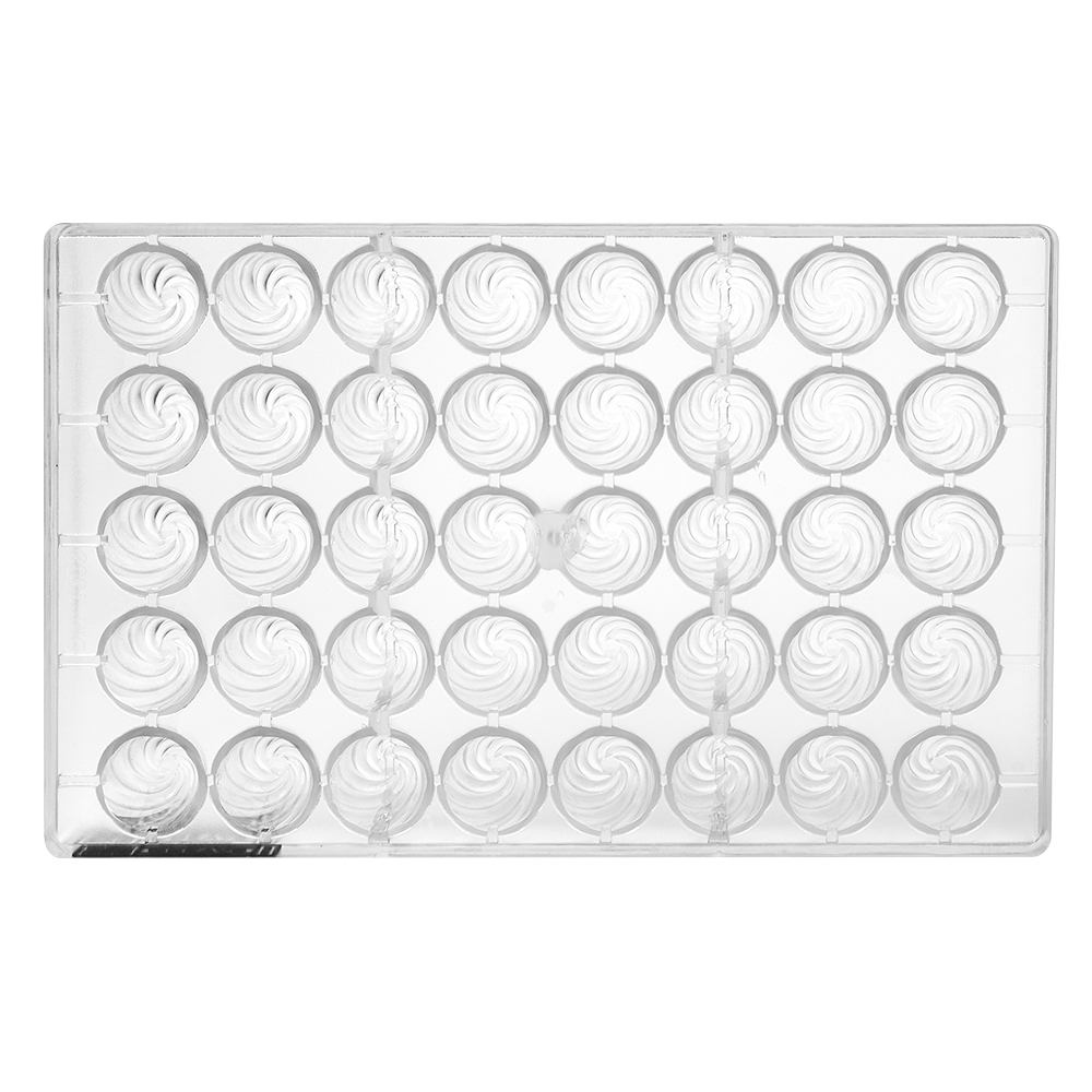 Greyas Polycarbonate Chocolate Mold, Dome, 40 Cavities image 1