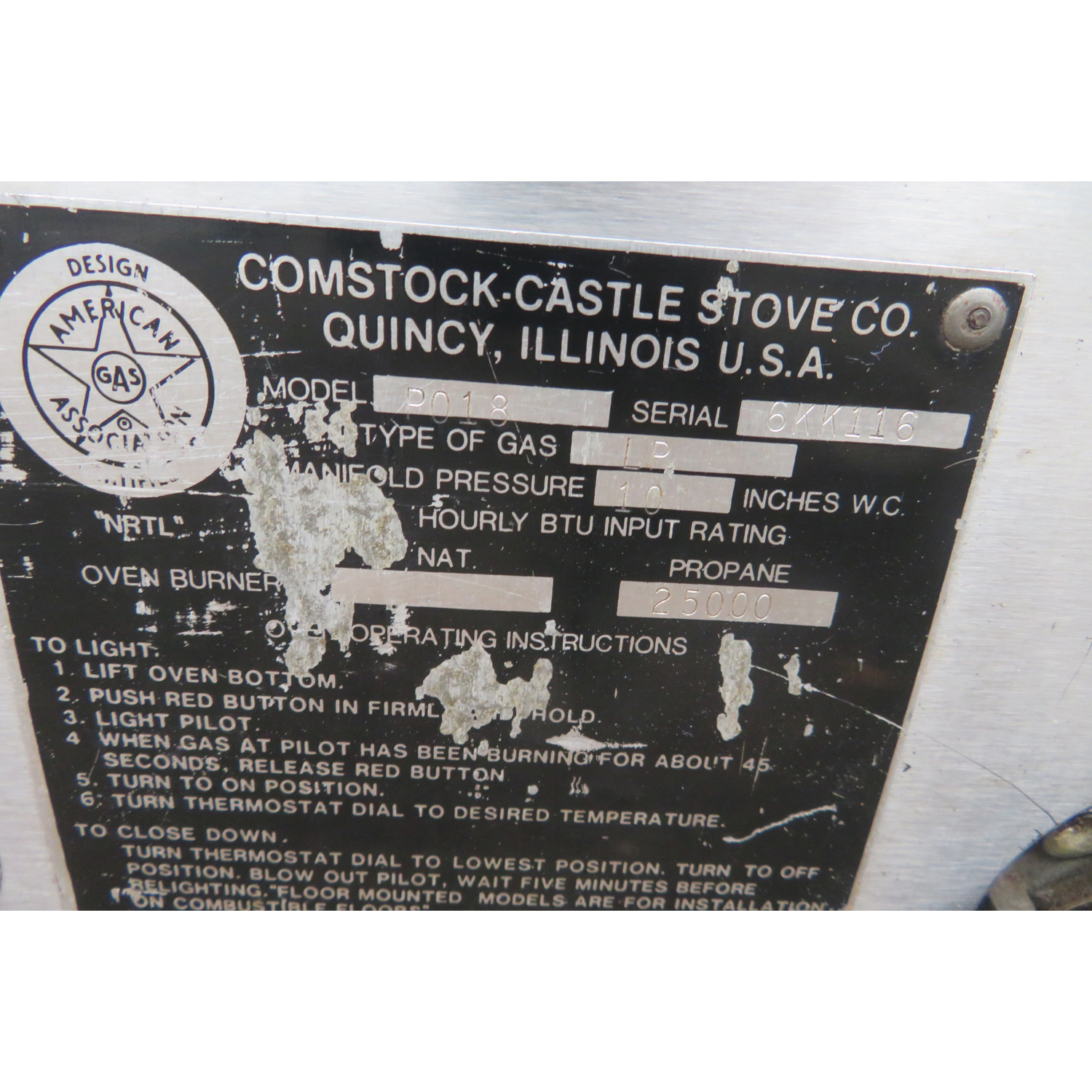 Comstock-Castle PO18 Countertop Pizza Oven, Used Excellent Condition image 3