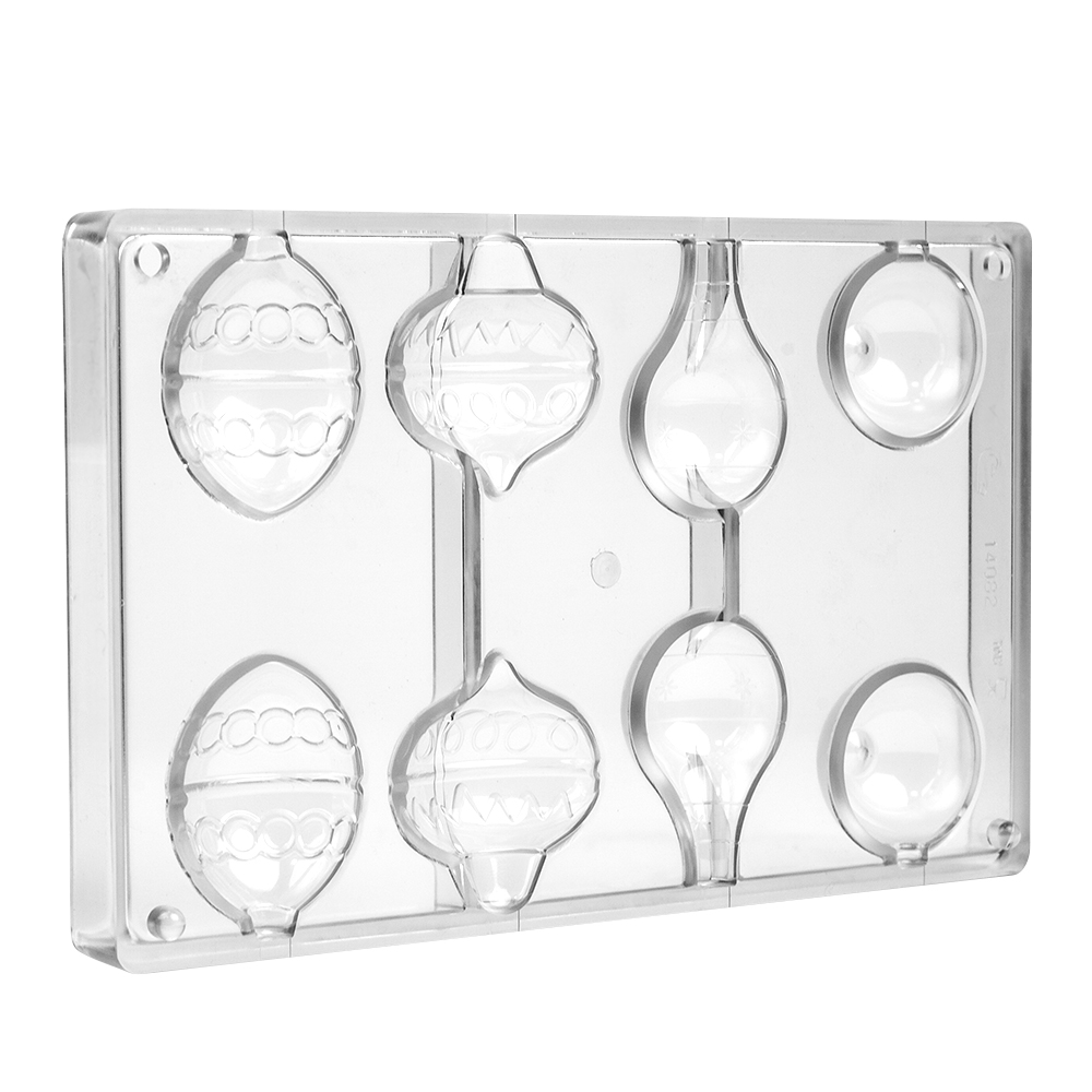 Chocolate Mold: Christmas Tree Ornaments