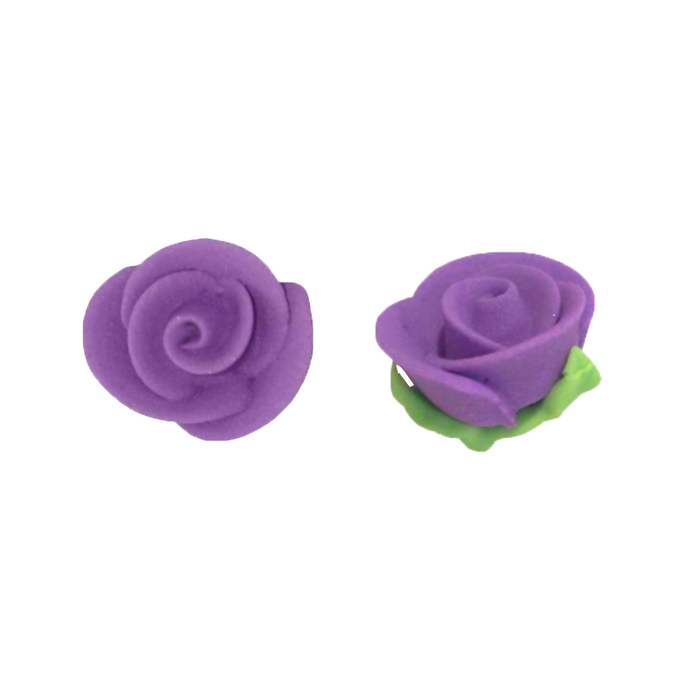 O'Creme Lavender Royal Icing Roses, Set of 6 image 1
