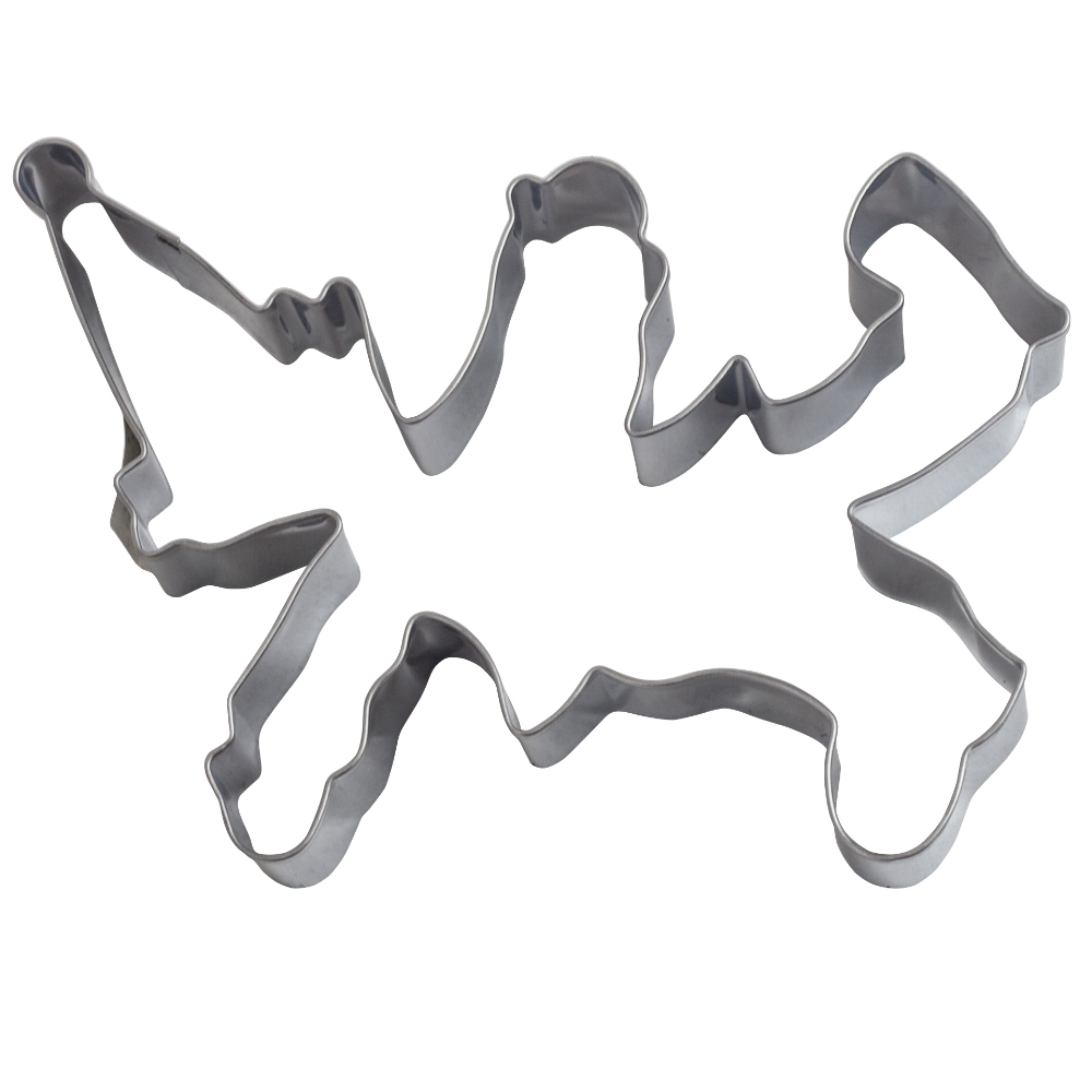 Stainless Steel Clown Cookie Cutter, 3-3/4" x 5" image 1