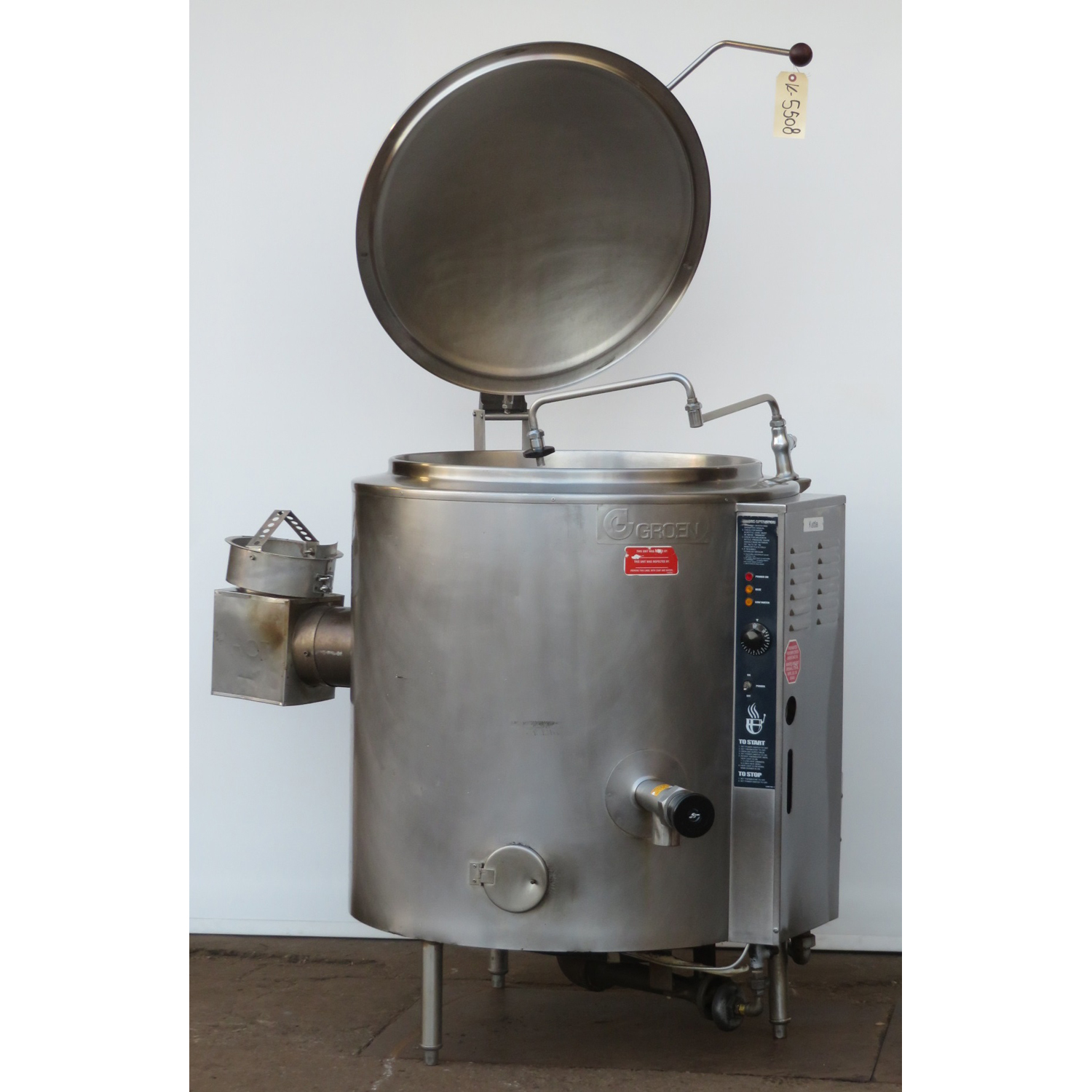 Groen AH/1E-40 40 Gallon Kettle Gas, Used Excellent Condition image 2