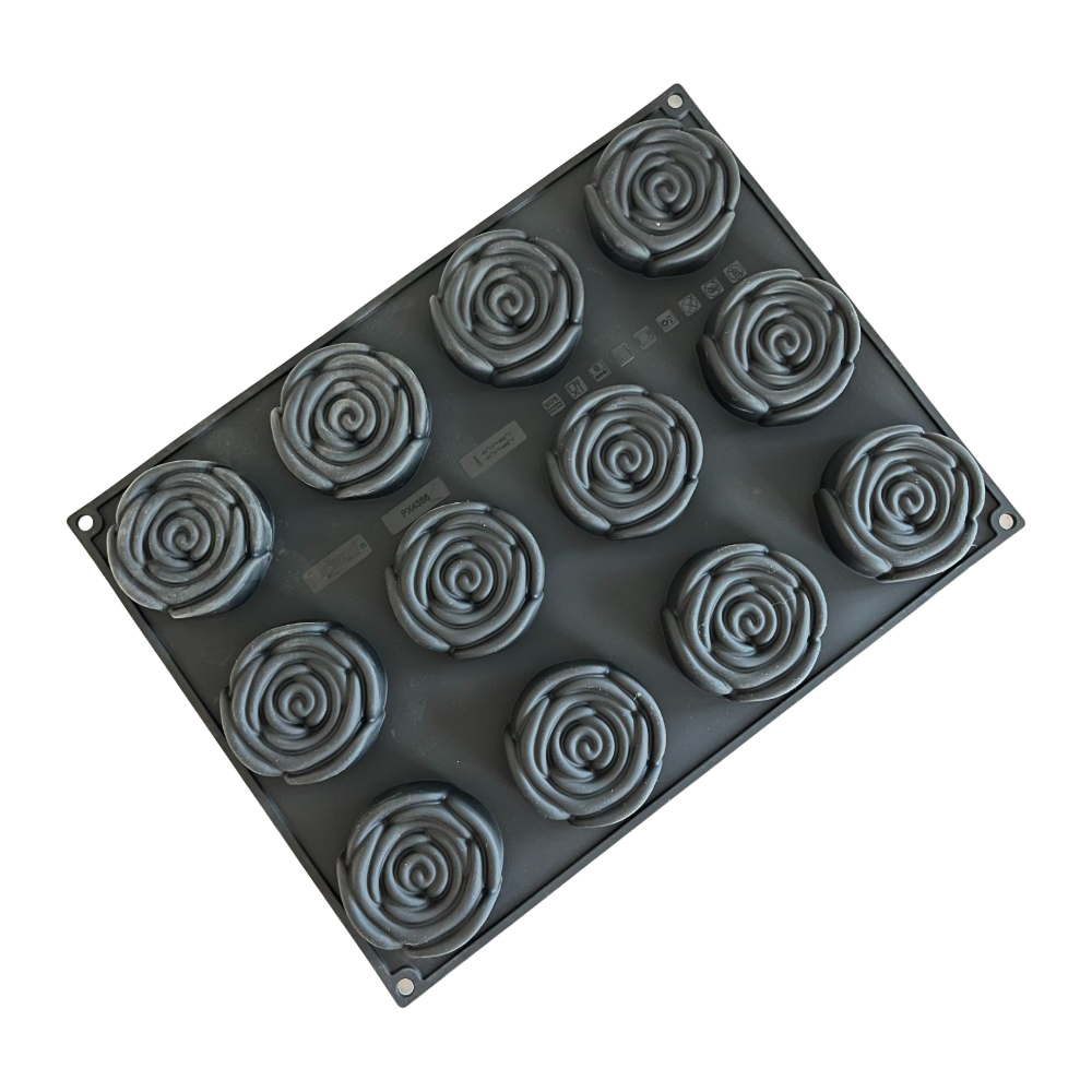 Flexible Silicone Rose Mold — INDIGO HIPPO