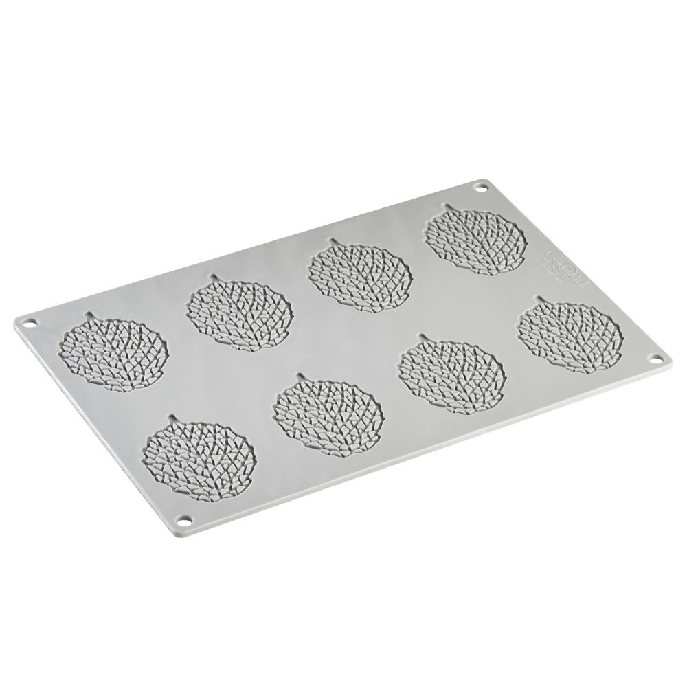 Pavoni LEAF Decorative Silicone Mold, 8 Cavities image 1