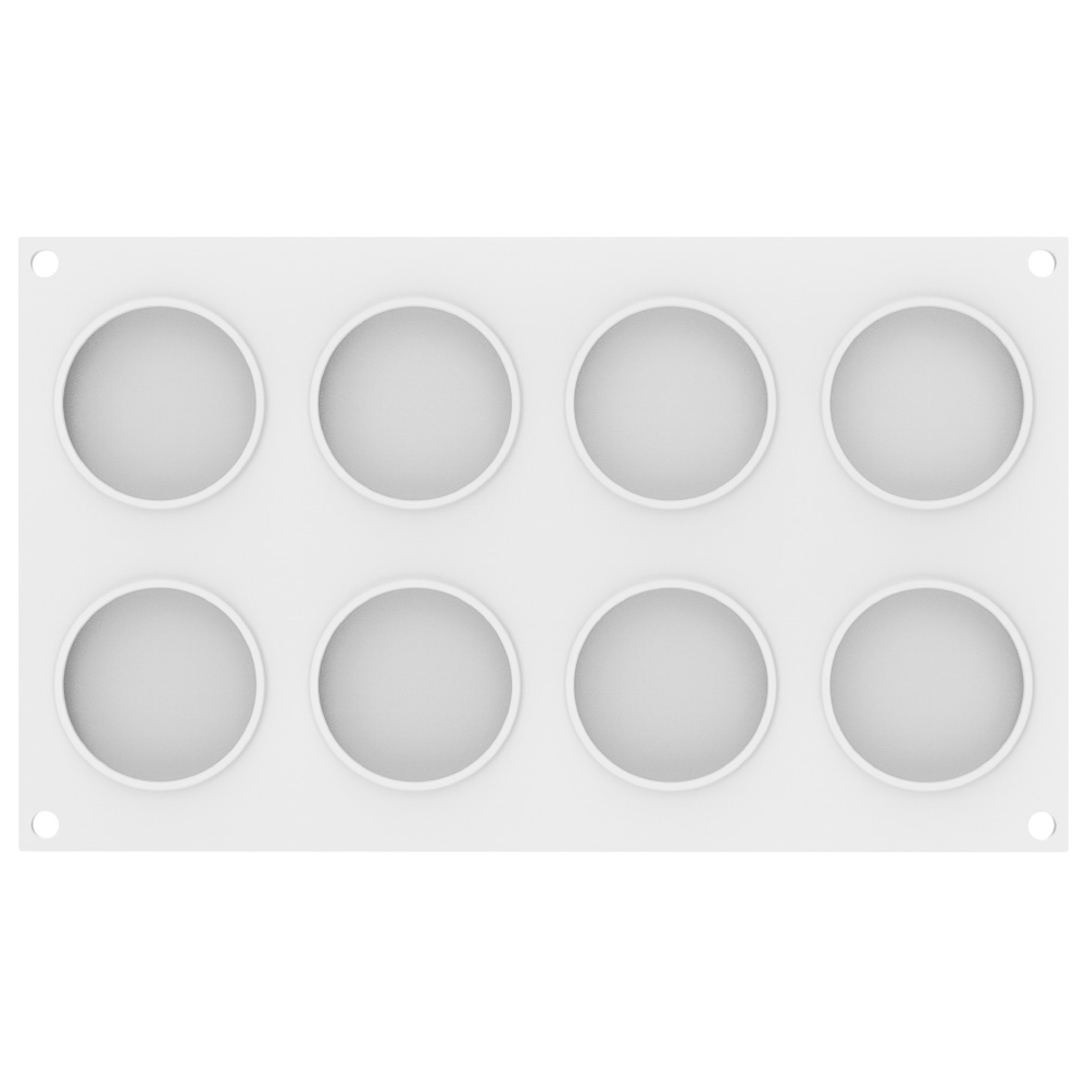 Silikomart LEVEL UP 35 Silicone Baking & Freezing Mold, 1.2 oz., 8 Cavities image 2