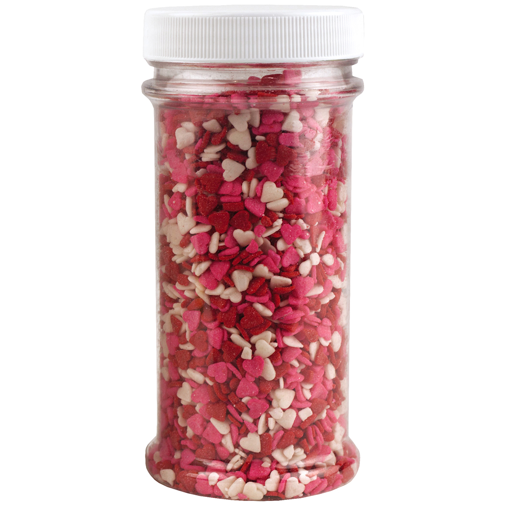 O'Creme Edible Confetti Heart Mix, 6 oz. image 1