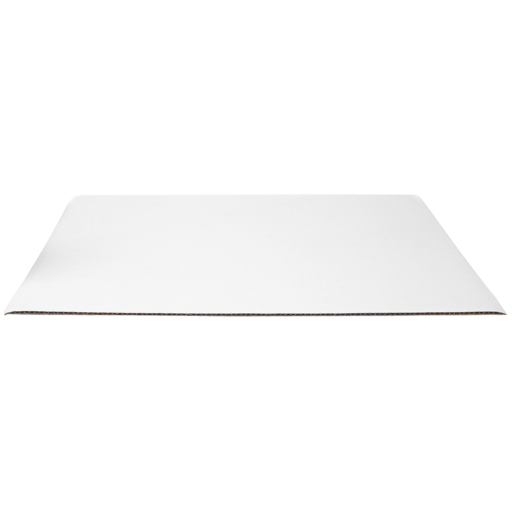 O'Creme White Square Corrugated Cake Board, 6" - Pack of 10 image 1