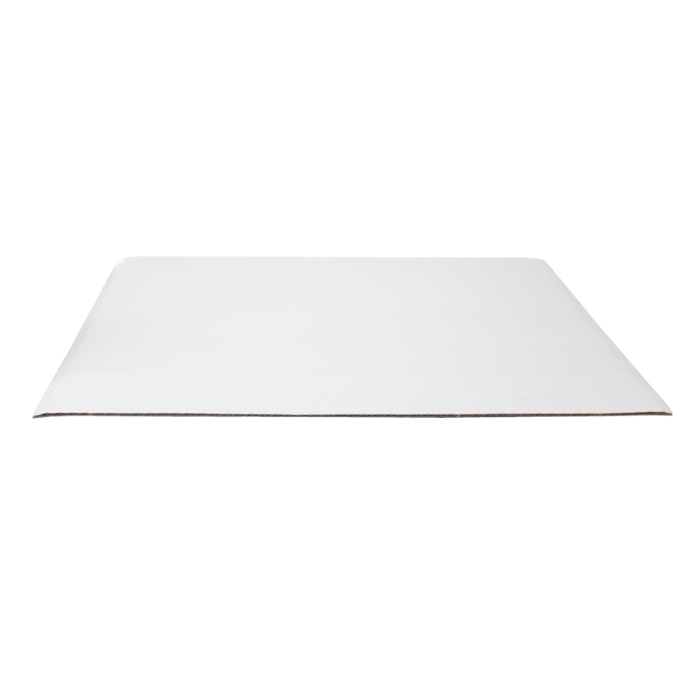 O'Creme Grease Resistant White Square Corrugated Cake Board, 10" - Pack of 10 image 1