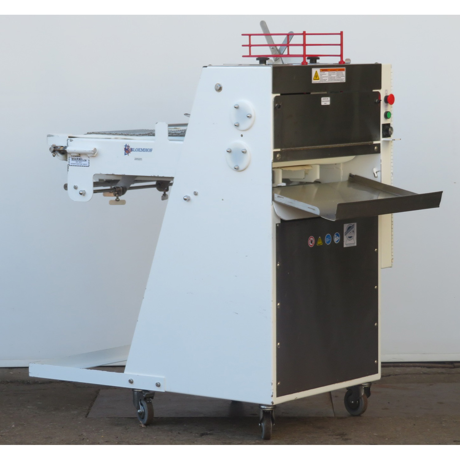 Bloemhof 860L Dough Sheeter & Moulder, Includes 2 Pressure Plates, Used Excellent Condition image 4