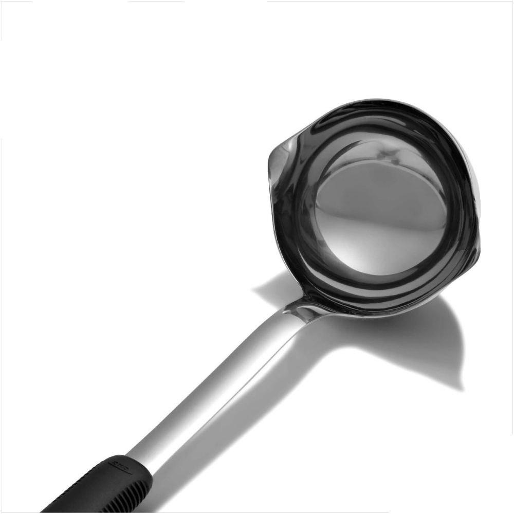OXO Stainless Steel Ladle with Grip Handle image 1