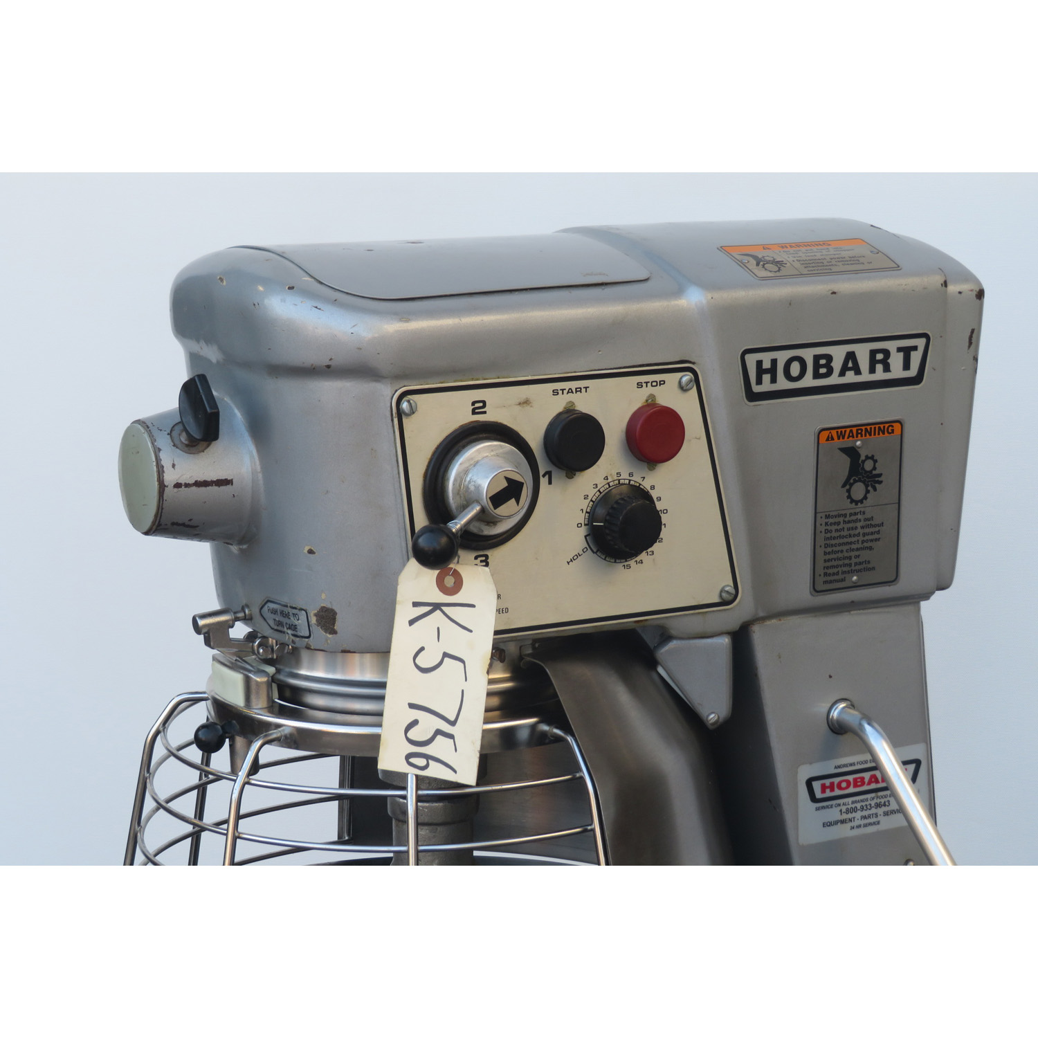 Hobart 30 Quart D300T Mixer with Guard, Used Excellent Condition image 1