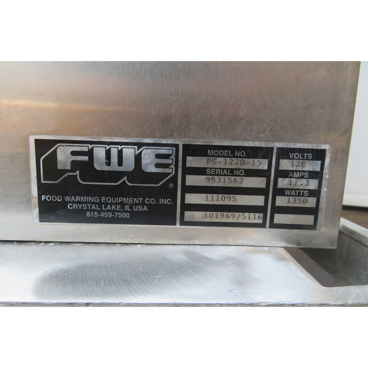 FWE PS-1220-15 Full Height Insulated Mobile Heated Cabinet, Used Excellent Condition image 4