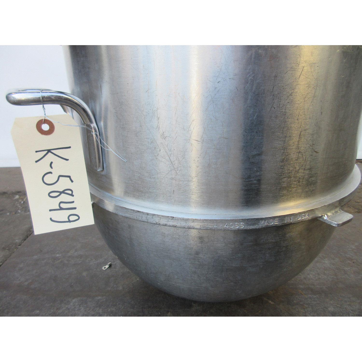 Hobart 00-275686 VMLHP40 40-Quart Bowl for 80 to 40 Bowl Adapter, Used Great Condition image 2