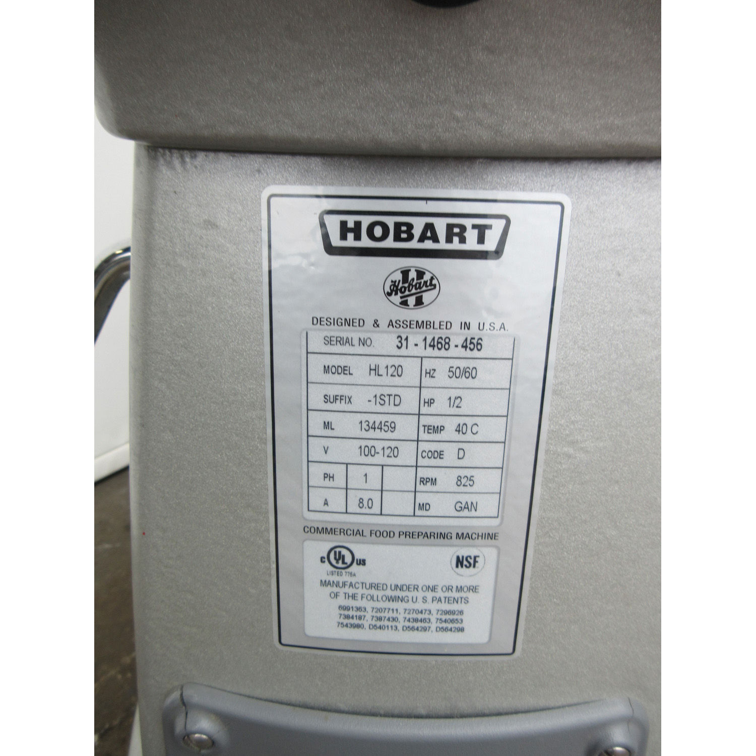 Hobart 12 Qt HL120 Legacy Mixer, Used Excellent Condition image 3