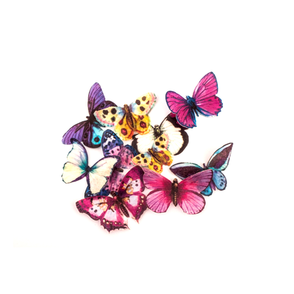 Crystal Candy Purple Haze Edible Butterflies - Pack of 19 image 1