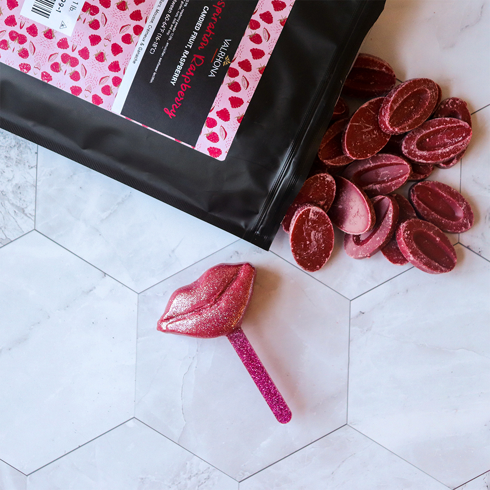 Valrhona Inspiration Raspberry Feves, 1 Lb. image 2