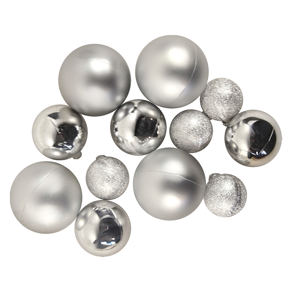 O'Creme Silver Plastic Cake Balls - Pack of 60 image 1